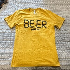 Beer Thirty Yellow Graphic Tee